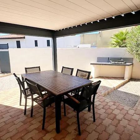 בית נופש Charmante Maison Climatisee 6 Personnes Proximite פרונטיניאן
